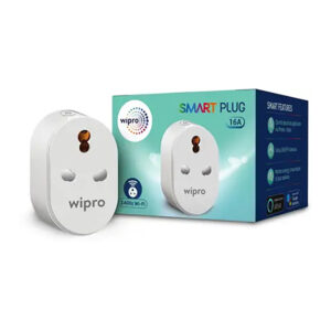 Wipro Wi-Fi Smart Plug with Universal Socket (White) Smart Plug (White) Smart Plug  (White)