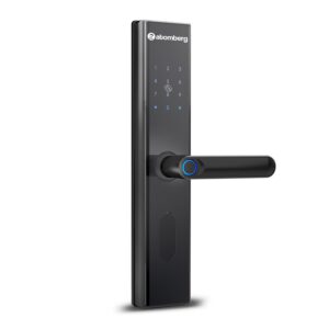 Atomberg SL 1 Smart Door Lock | 6 Ways Unlocking | Fingerprint | PIN | OTP | NFC Card | Atomberg Home App (Data Stored in India) | Key | 5 Stainless Steel Bolt | 2 Year Warranty by Atomberg